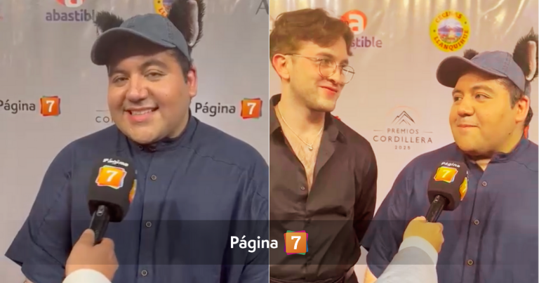 Danilo 21 contó su historia de 11 años de amor y mostró a su pareja en los Premios Cordillera