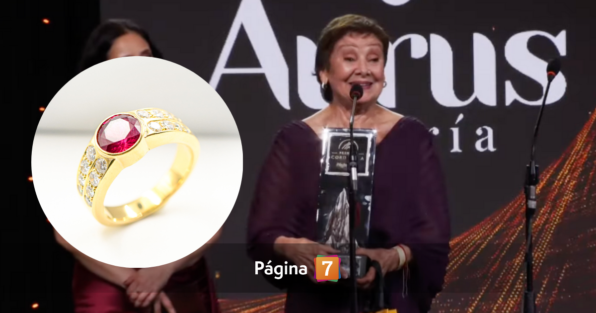 Gloria Benavides en Premios Cordillera