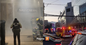 Incendio en Mall Costanera Center obligó a evacuar trabajadores y cerrar calles aledañas