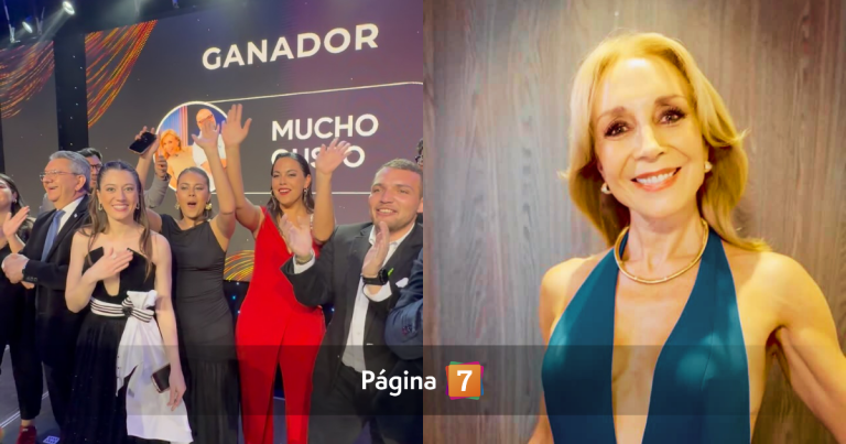 La celebración de Mucho Gusto hizo que Karen Doggenweiler pasara susto en los Premios Cordillera