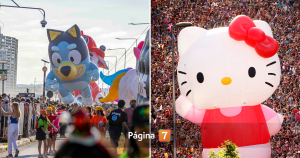 Personajes de Desfile navideño de Paris Parade 2025