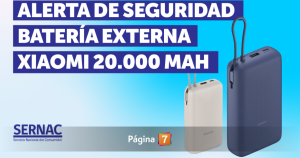 Sernac alerta por falla en baterías externas  Xiaomi: se sobrecalientan y podrían causar quemaduras