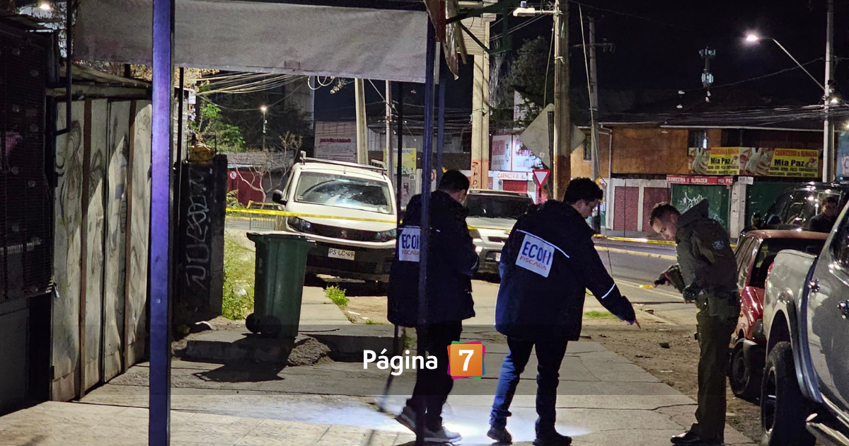 Tres homicidios en una noche en la Región Metropolitana fueron asesinados a disparos en la calle