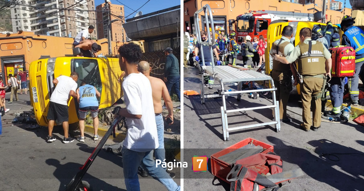 Niño muere tras accidente de furgón escolar en Recoleta: fue colisionado por delincuentes que huían