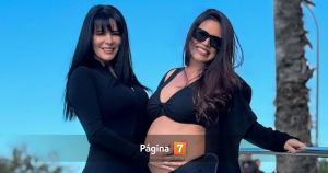 Angie Alvarado mostró su avanzado embarazo con tiernas postales: 