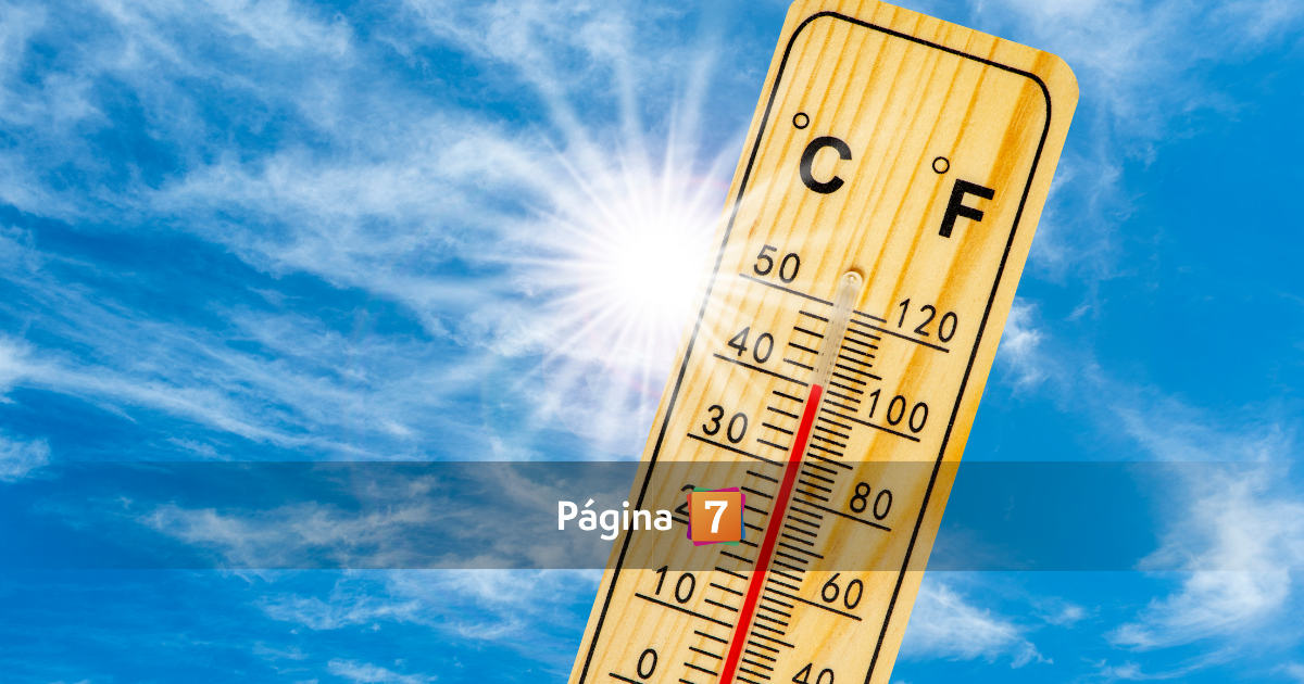Aumento de temperaturas regiones del país