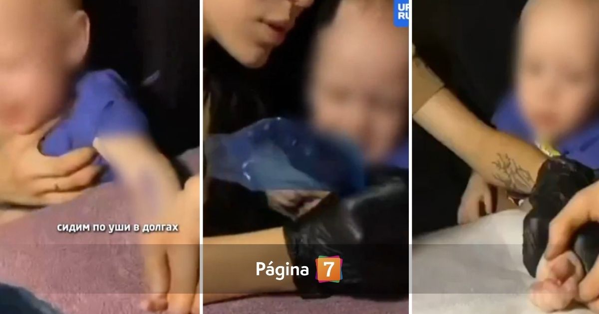 Indignante caso en Rusia: bebé de 1 año fue tatuado por sus padres para ganar un departamento
