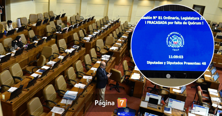 Bochorno en la Cámara Baja: sesión fracasó por ausencia masiva de diputados