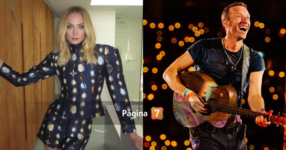 Chris Martin y Sophie Turner cita secreta