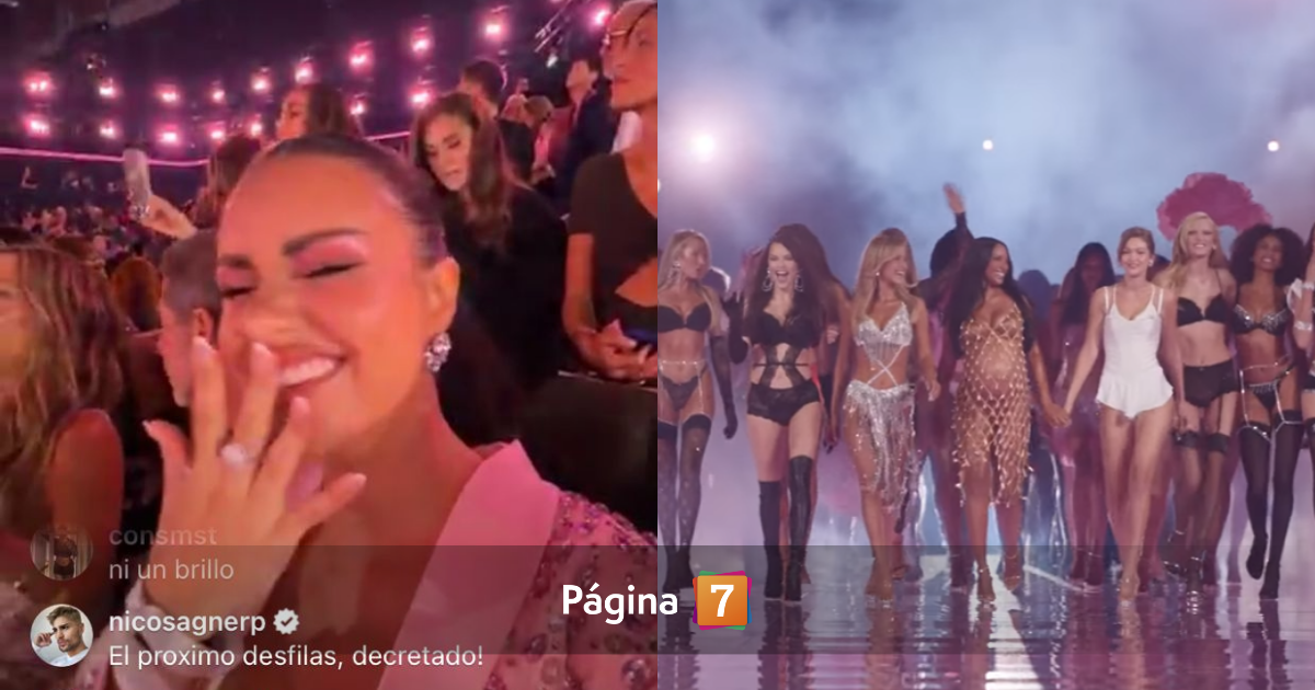 emilia dides en desfile de victoria secret