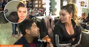 El tenso cruce entre Faloon Larraguibel y Gino Costa en camarines de Fiebre de Baile: 