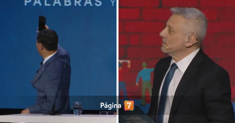 El llamado de atención de Juan Manuel Astorga a Franco Parisi en Enade: candidato se disculpó