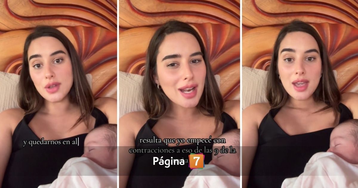 Melina Noto contó detalles del parto y por qué tuvo que ser cesárea