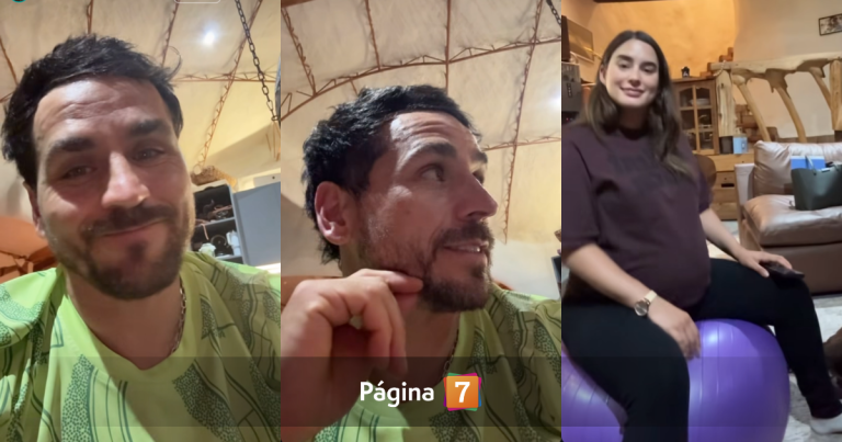 ¡No quiere salir!: Meli Noto superó las 39 semanas de embarazo y Pangal compartió ansioso el momento