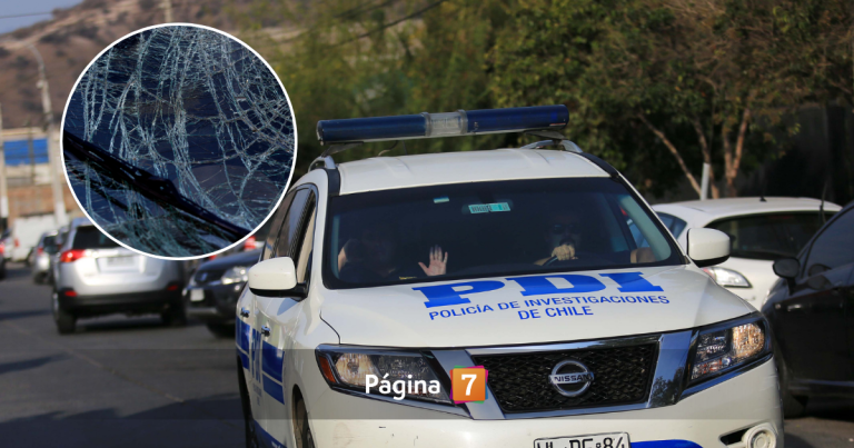 PDI da muerte a sujeto que atacó a piedrazos su vehículo policial