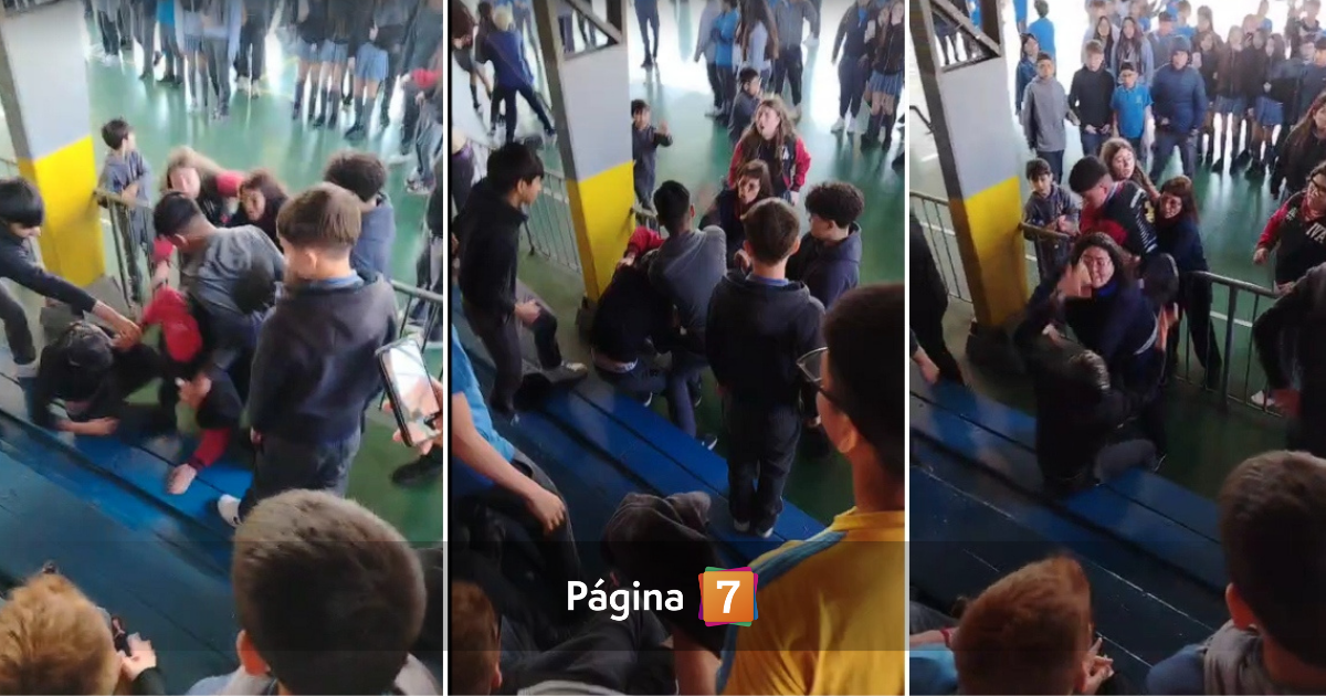 Nueve estudiantes terminaron detenidos por pelea tras partido de fútbol en colegio de Quinta Normal