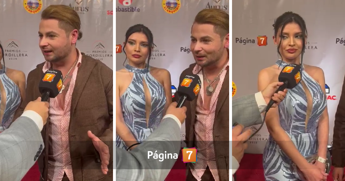 Princeso se lució con su novia en alfombra roja de Premios Cordillera: "Nos conocemos de chicos"