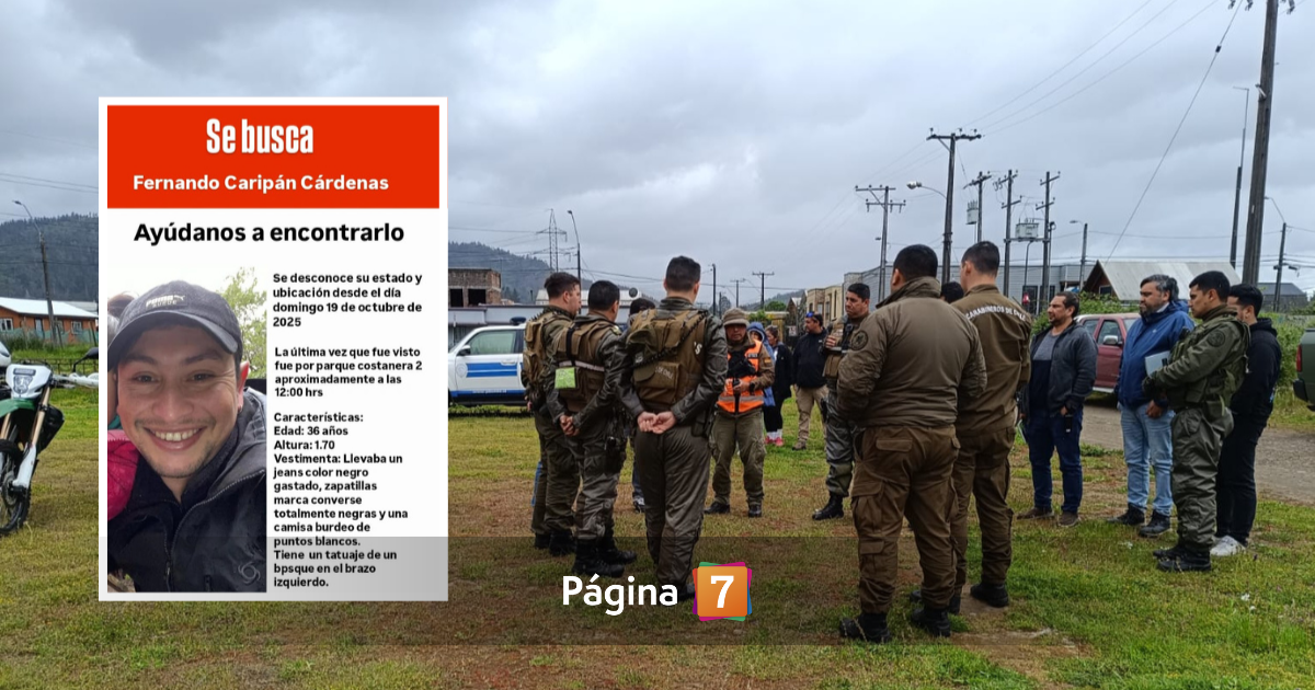 Encuentran cuerpo sin vida de profesor desaparecido en Temuco hace una semana