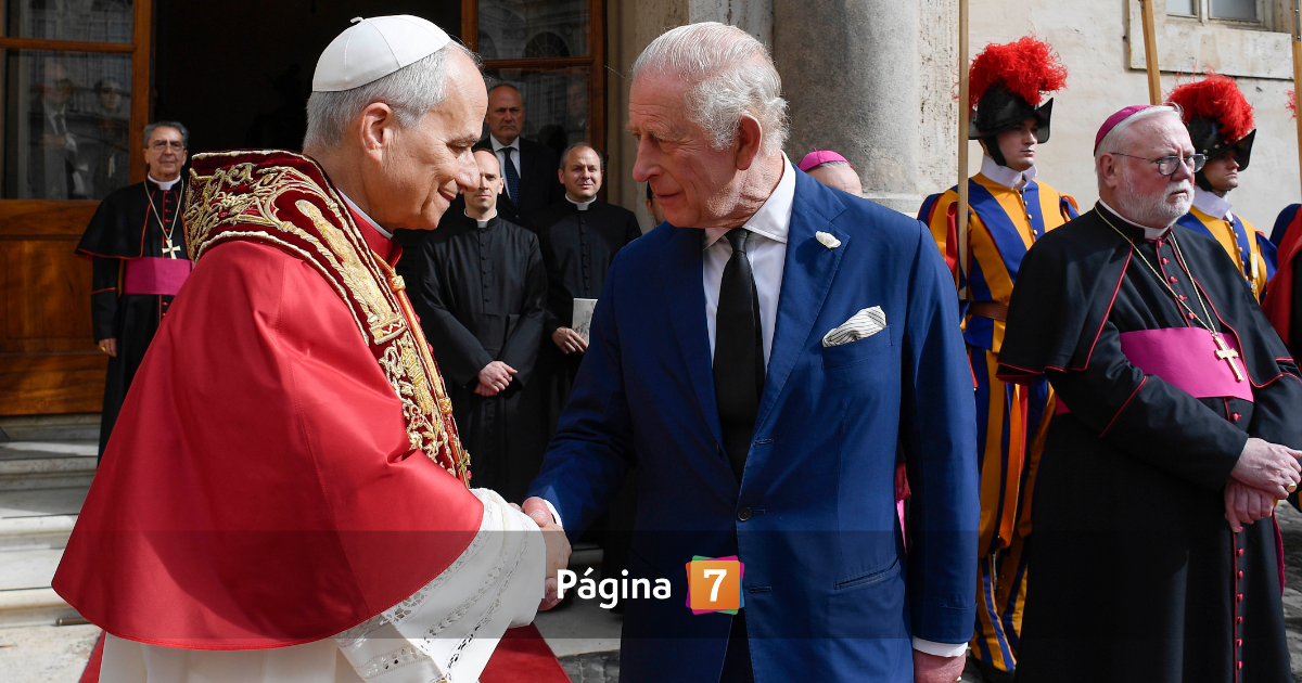 reunión del Papa León XIV y el rey Carlos III