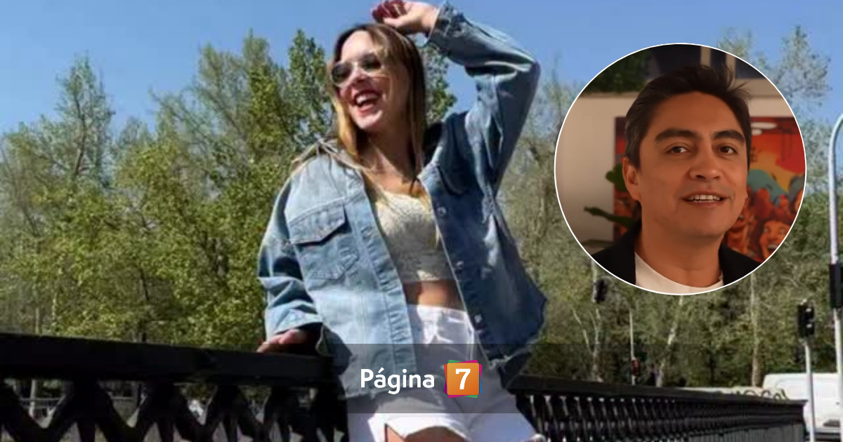 Maly Jorquiera dio cariñoso saludo de cumpleañosa Sergio Freire