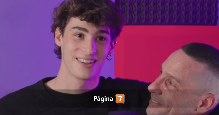 Silvestre, hijo de Gonzalo Valenzuela y Juana Viale, causó furor en los Premios Martín Fierro