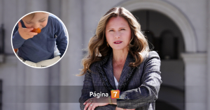 La tierna foto de Soledad Onetto y su hijo antes del debate de Canal 13: 