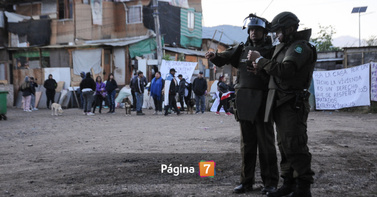 Desalojan toma Dignidad en la Florida: amplio operativo comenzó esta mañana