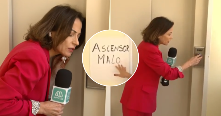 Adulta mayor quedó atrapada en ascensor y Cony Santa María la ayudó como pudo: no vio aviso clave