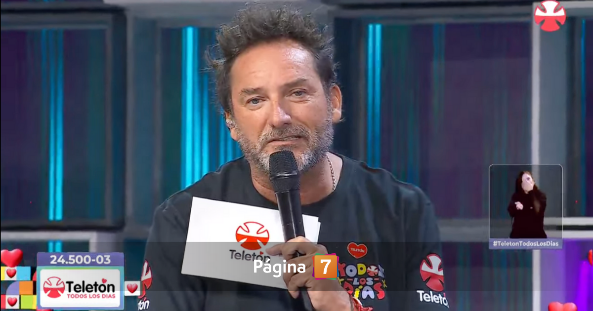 Daniel Fuenzalida en Teletón