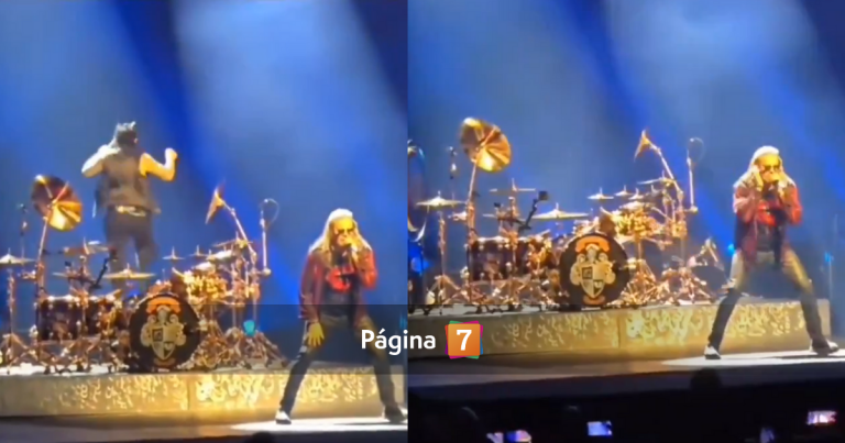 Integrante de Maná se cayó en medio de concierto... y sus compañeros no se dieron cuenta