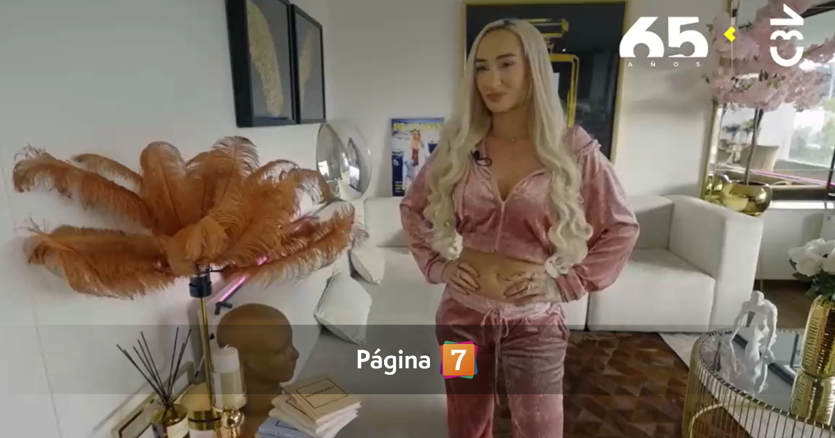 Mis esclavos Fran Maira mostró su departamento en La Divina Comida y presumió vistosas esculturas