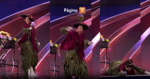 ¿Fue actuado? La verdad del comentado tropiezo de representante de Gran Bretaña en Miss Universo