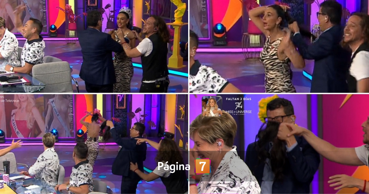 El Colombiano le sacó extensión de pelo a Pamela Díaz y ella se fue del estudio