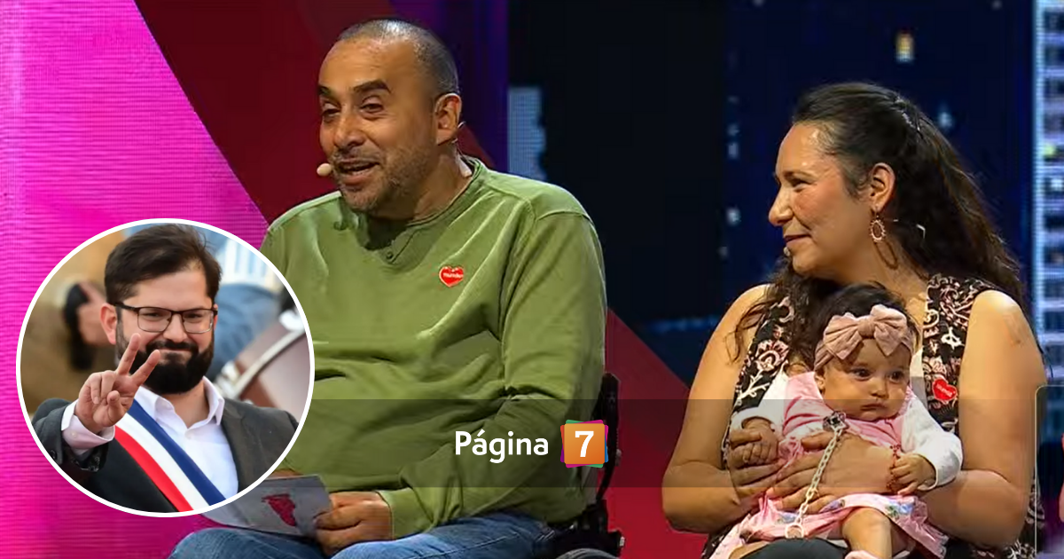 Que no expaciente de la Teletón irrumpió en vivo con inesperada petición al presidente Boric