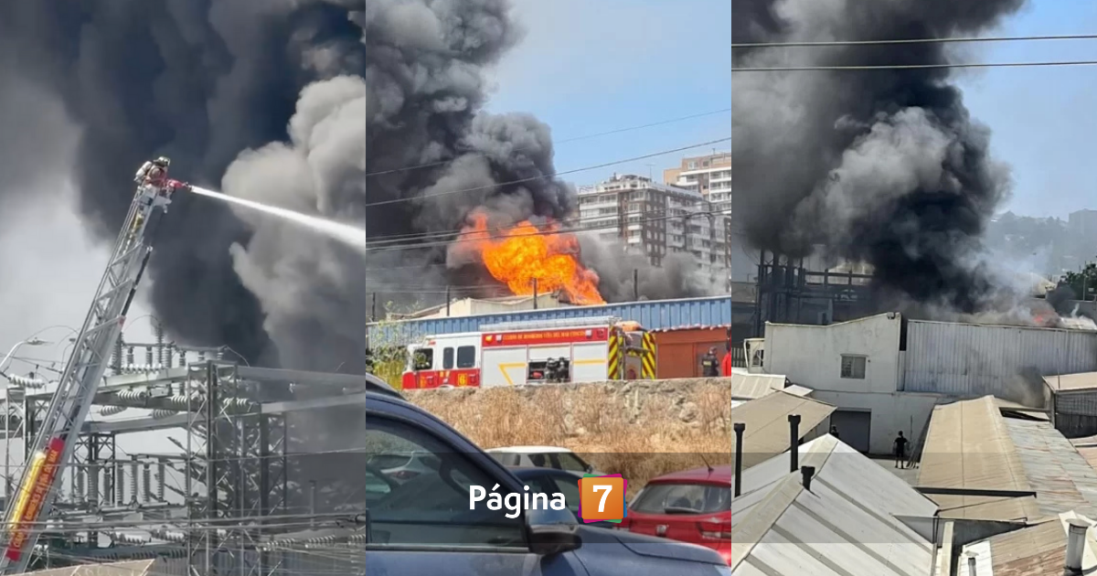 Reportan incendio en bodega de mall chino en Viña del Mar: fuego está cerca de instalaciones CGE