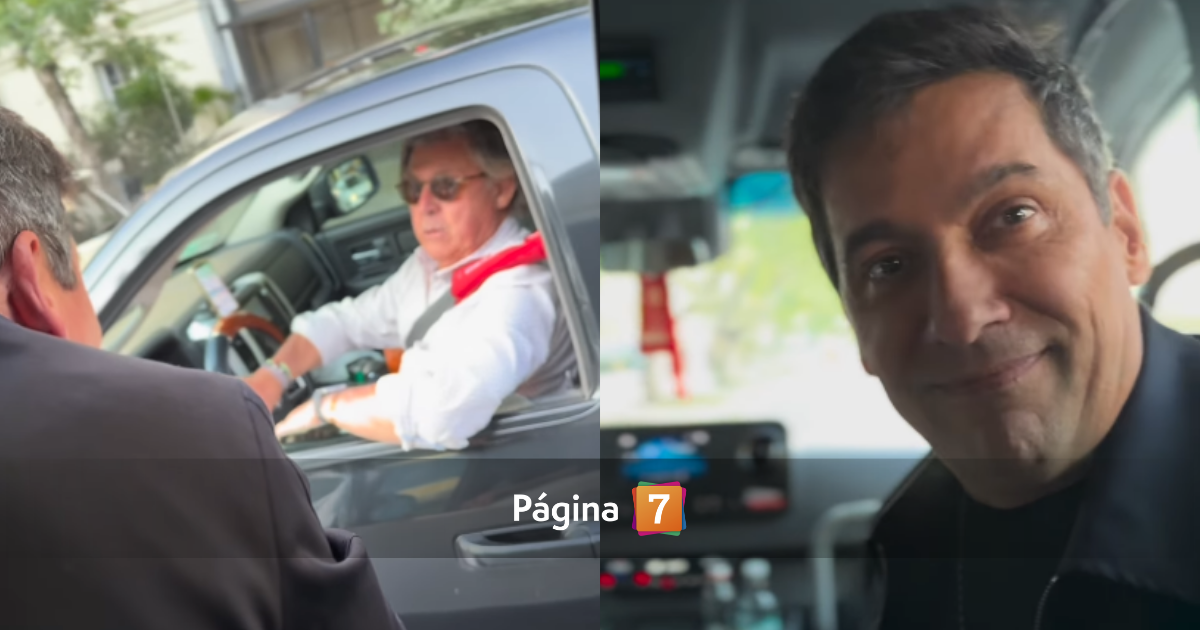 Saluda po' Rafa Araneda y Emeterio Ureta protagonizan hilarante encuentro en medio de la calle