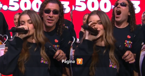 Teletón en versión metal: Ignacia Fernández fue ovacionada al interpretar el jingle en gutural