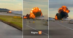 Trágico accidente en EEUU: avión se estrelló tras despegar en el aeropuerto de Louisville