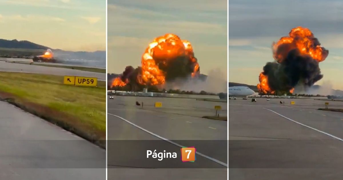 Un avión de UPS se estrella tras el despegue en el aeropuerto internacional de Kentucky