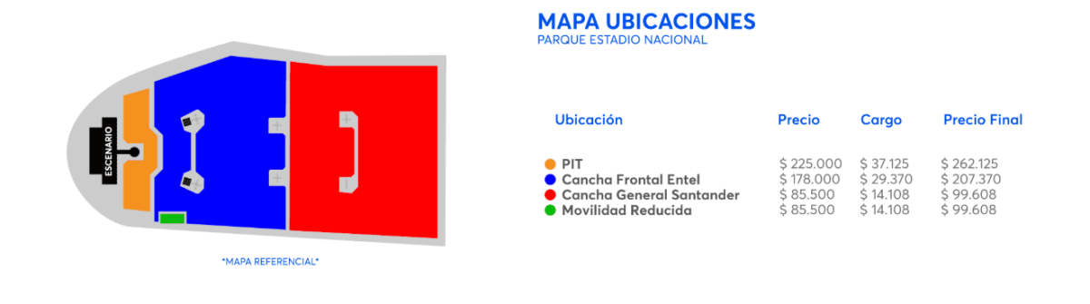 Ac/DC precio entradas en Chile