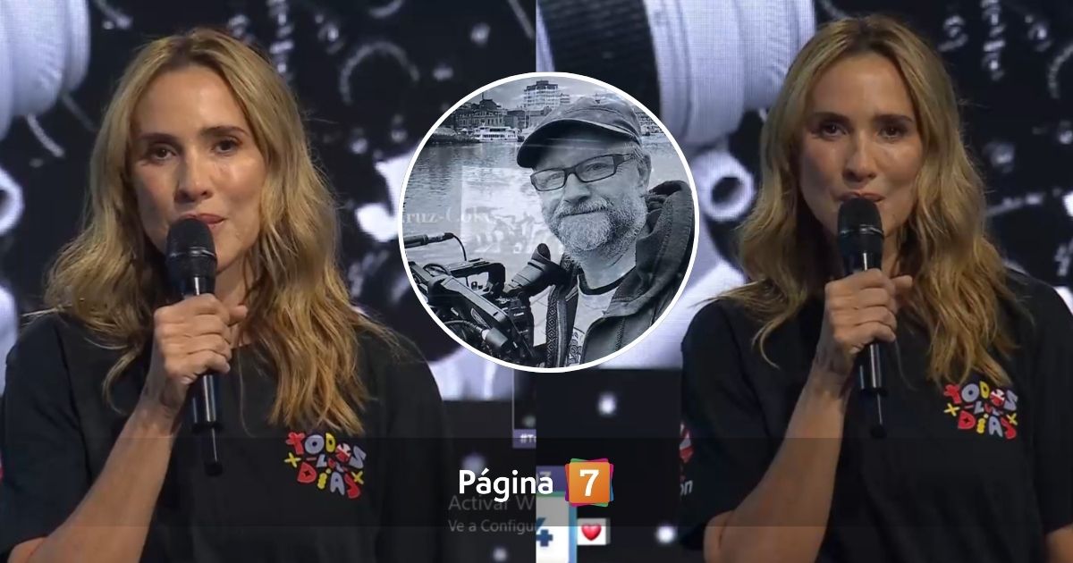 Angélica Castro no contuvo su emoción tras homenaje a Eduardo Cruz-Coke en la Teletón