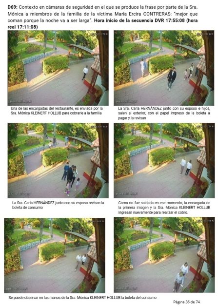 El momento en que Mónica Kleinert le dice a nieta de María Elcira que será "una noche larga"