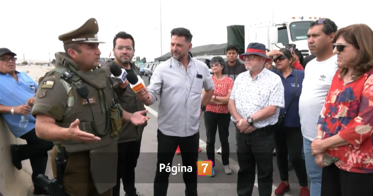 Carabinero pidió ayuda a chilenos para calmar tensión en frontera: "Hay niños muy complicados"