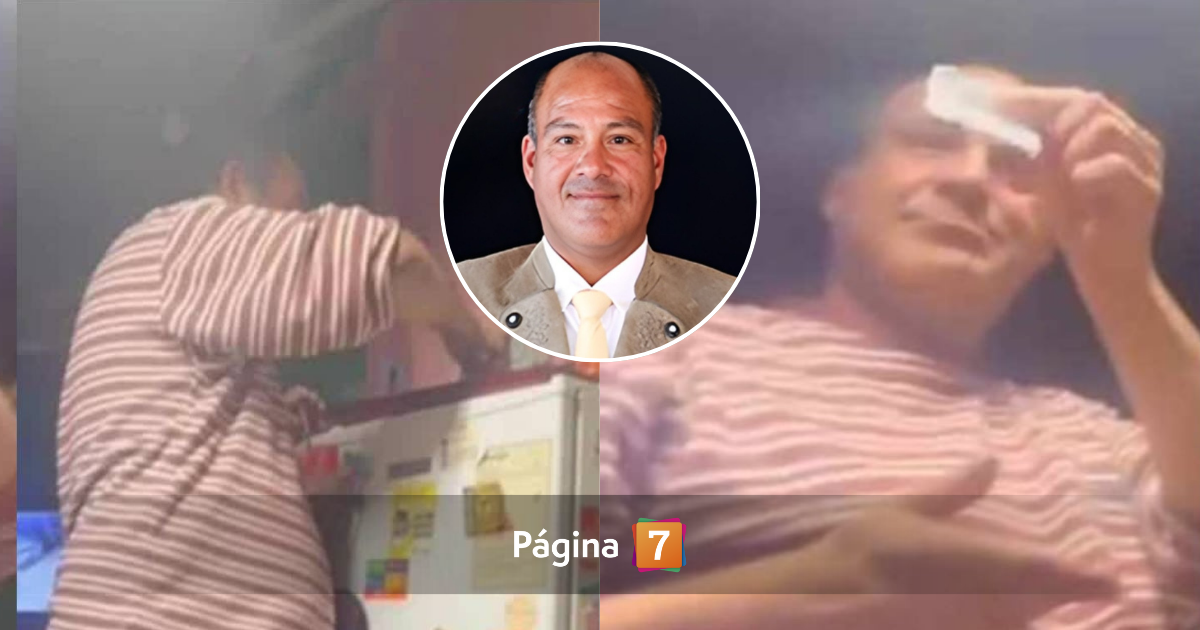 Filtran video íntimo de concejal de Curanilahue donde se le ve consumir drogas: aún no es sancionado