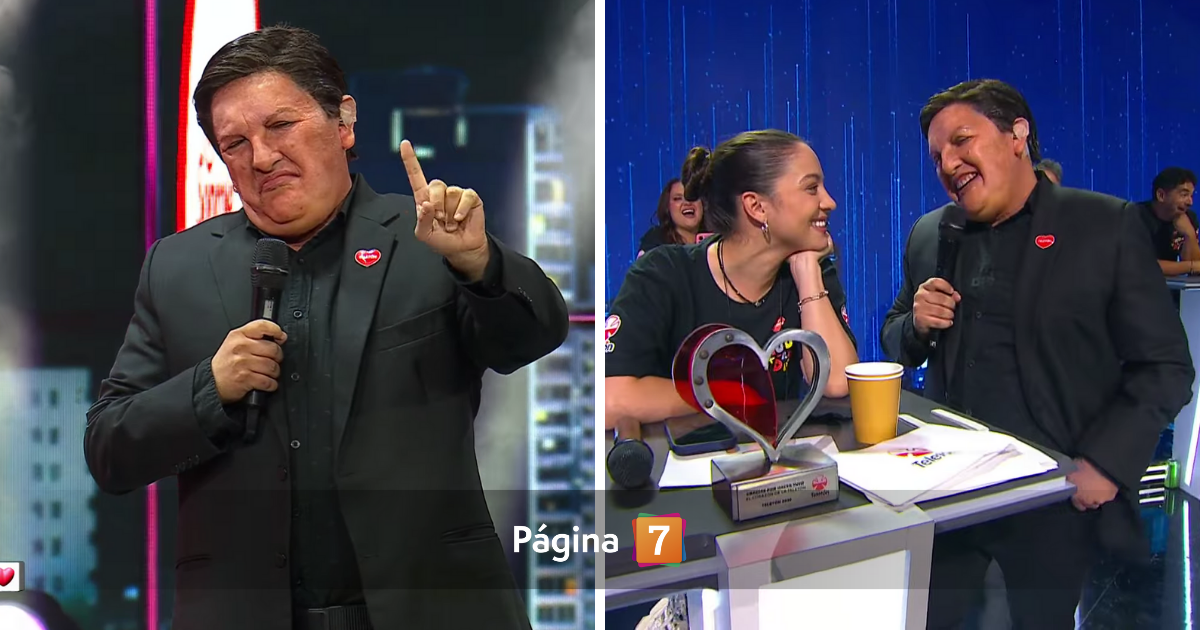 "Dame tu número": el coqueto momento de 'Yulio' César con actriz Vivianne Dietz en Teletón