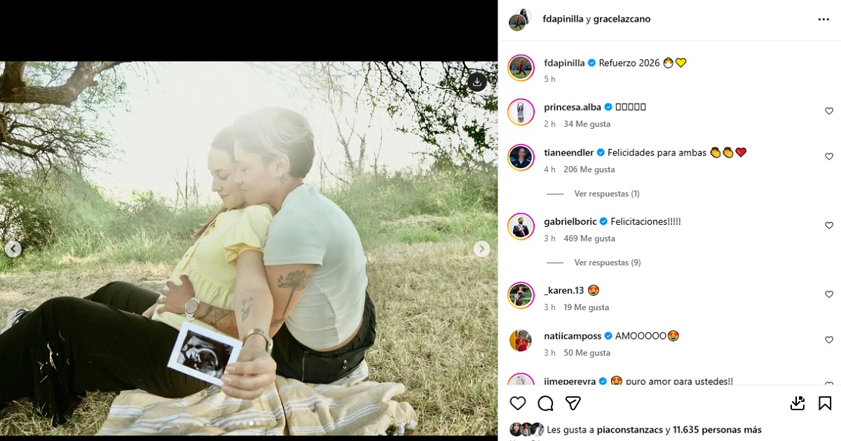 Fernanda Pinilla y Grace Lazcano esperan su primer hijo 