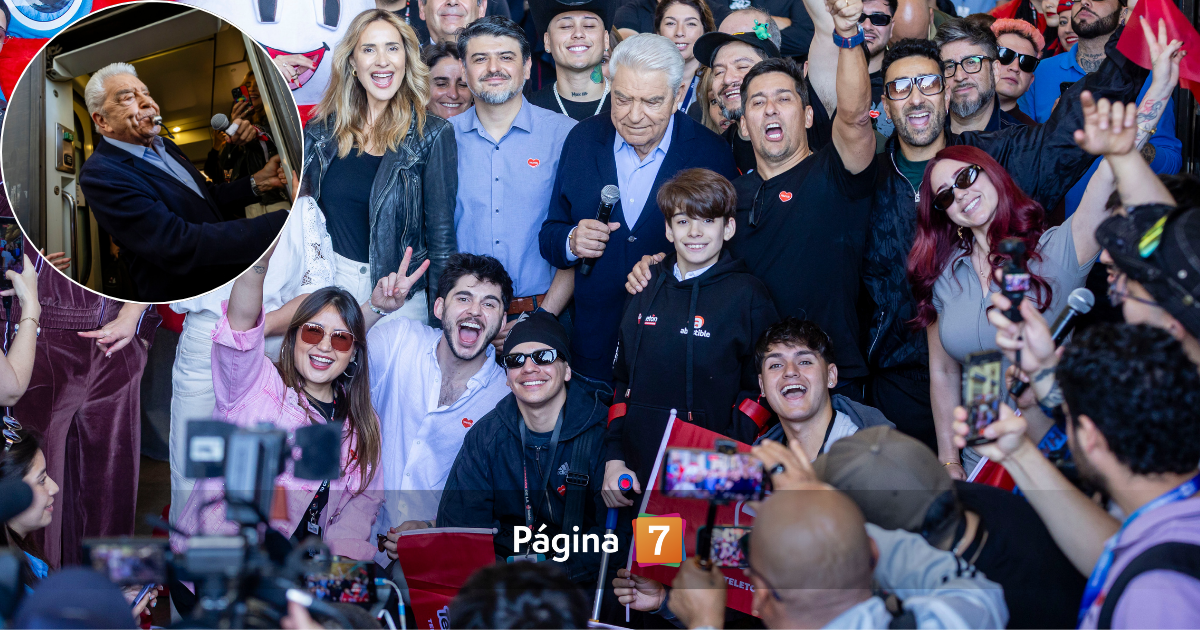 Gira Teletón inicia su recorrido en tren por el sur del país