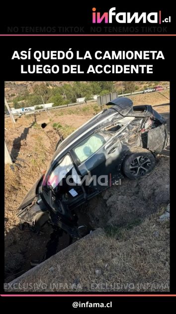 Hijos de Marité Matus y Arturo Vidal sufrieron grave accidente: auto se volcó y resultaron ilesos