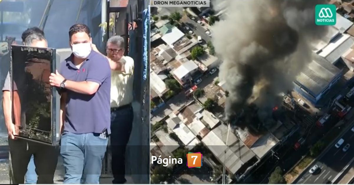 Incendio afecta local de neumáticos en San Miguel: reportan gigantesca columna de humo tóxico