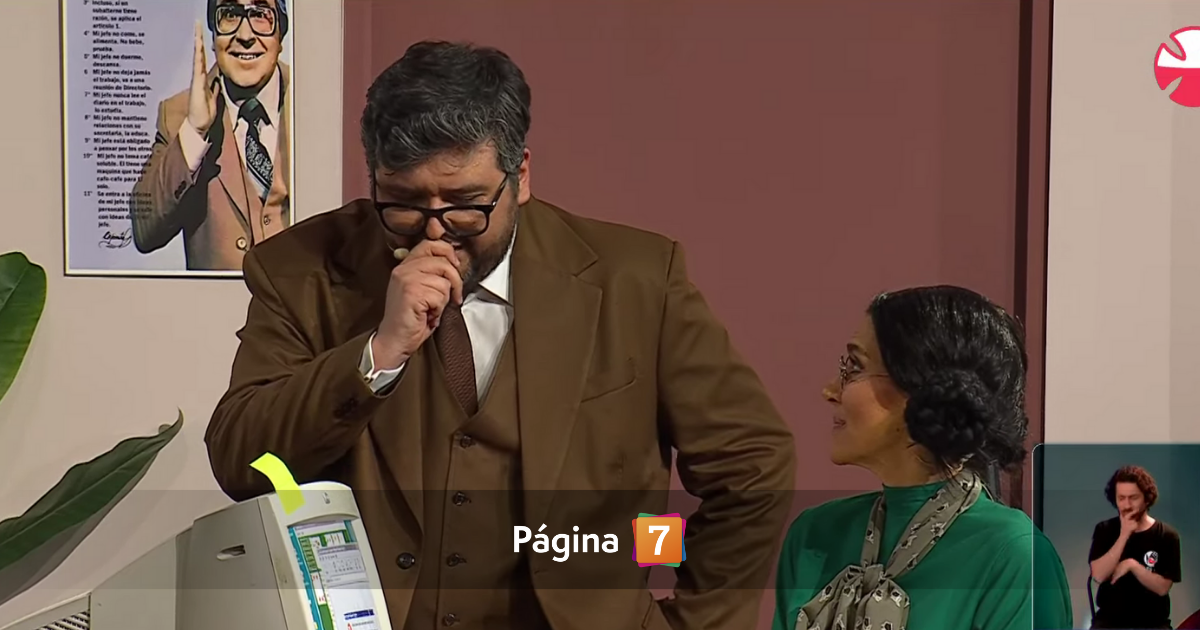 "Sóplame la hueá que viene": Luis Slimming olvidó parte del guion en sketh de La oficina en Teletón